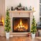 Costway Set of 3 Pre-Lit Artificial Christmas Trees with 423 Branch Tips 3, 4, 5 FT